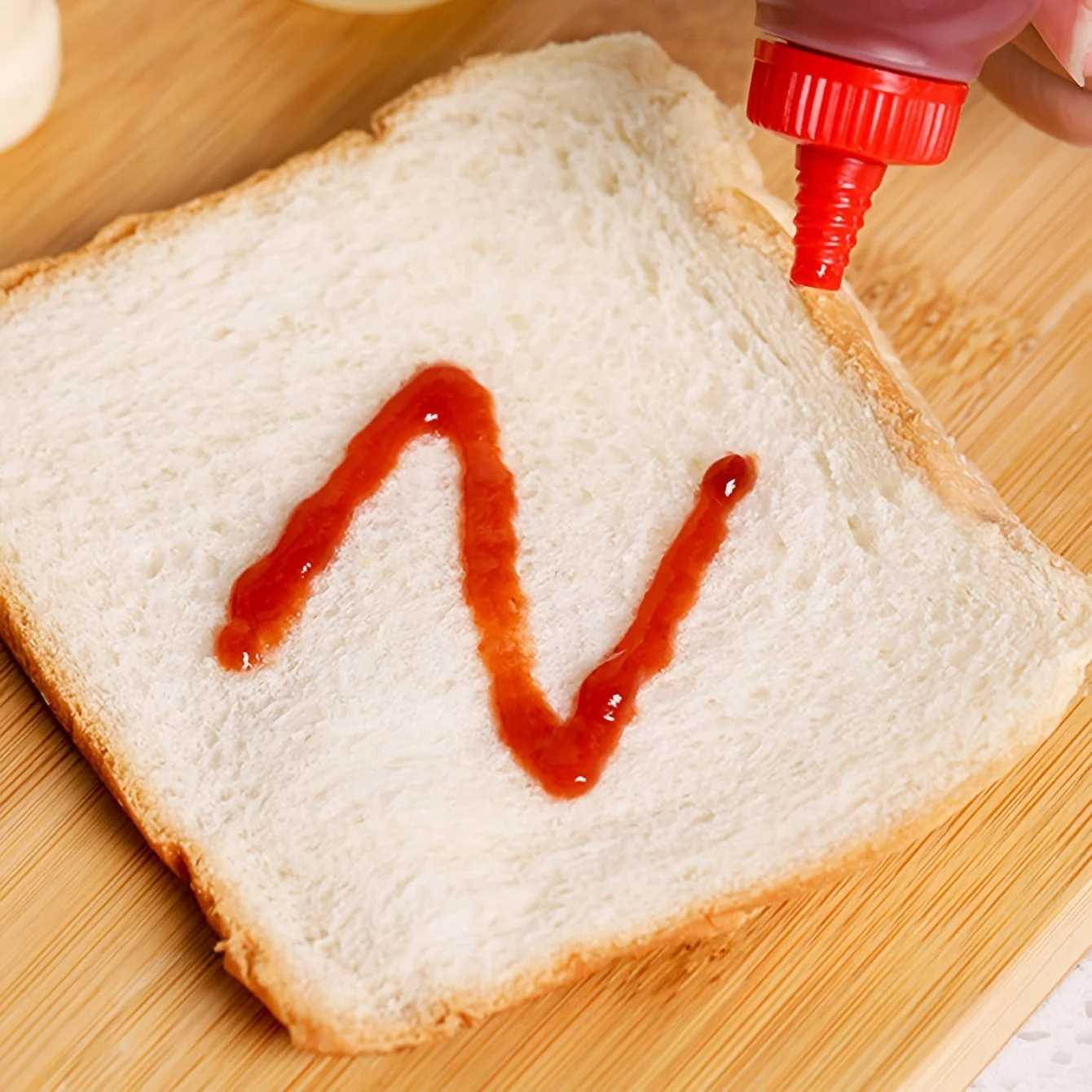 JUNMIAO Botol Saus Mini Tomato Ketchup Bottle 25ml 2 PCS - Estetik, Praktis, dan Berkualitas