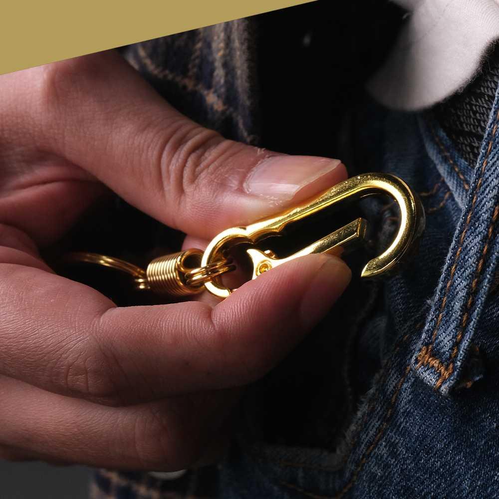 Ourpgone Carabiner Per Spring Stainless Steel - Kuat dan Praktis, Desain Multifungsi