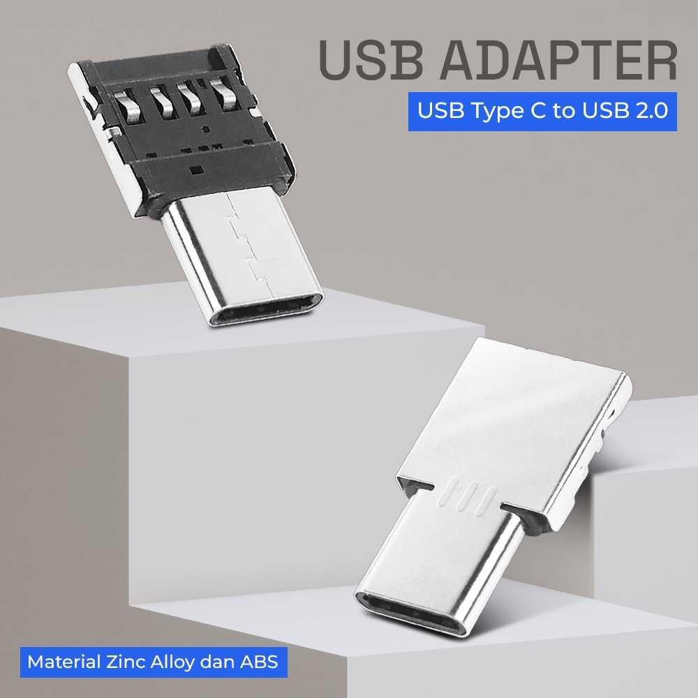 DM USB Type C to USB 2.0 OTG Smartphone - Solusi Praktis Menghubungkan Perangkat, Desain Minimalis