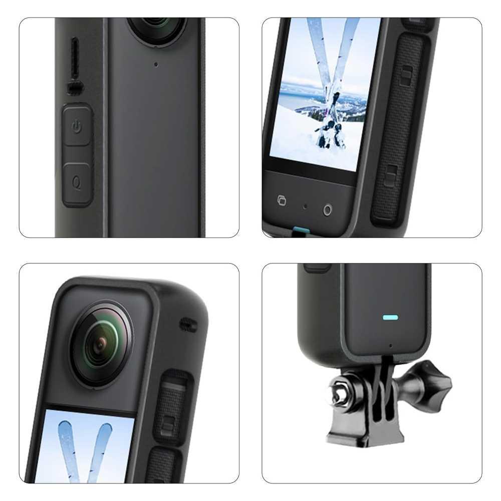 SOSOYO Case Pelindung Action Camera Insta360 One X3 Frame Protection - Desain Rabbit Cage, Perlindungan Maksimal