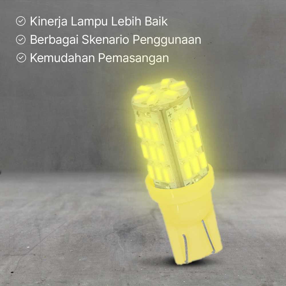 SIWEEX Lampu Interior Mobil LED T10 42 SMD 3020 - Cahaya Terang, Hemat Energi, Fleksibel - Desain Stylish
