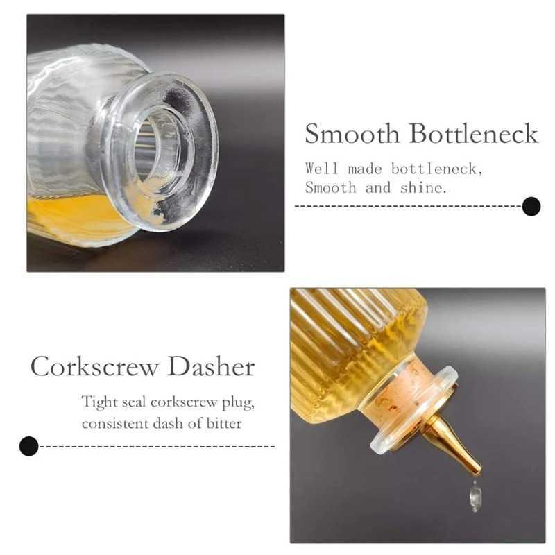 WINTROYAL Bitter Bottle Dasher Top Cork Stopper 150ml - Meracik Minuman Lebih Mudah dan Elegan