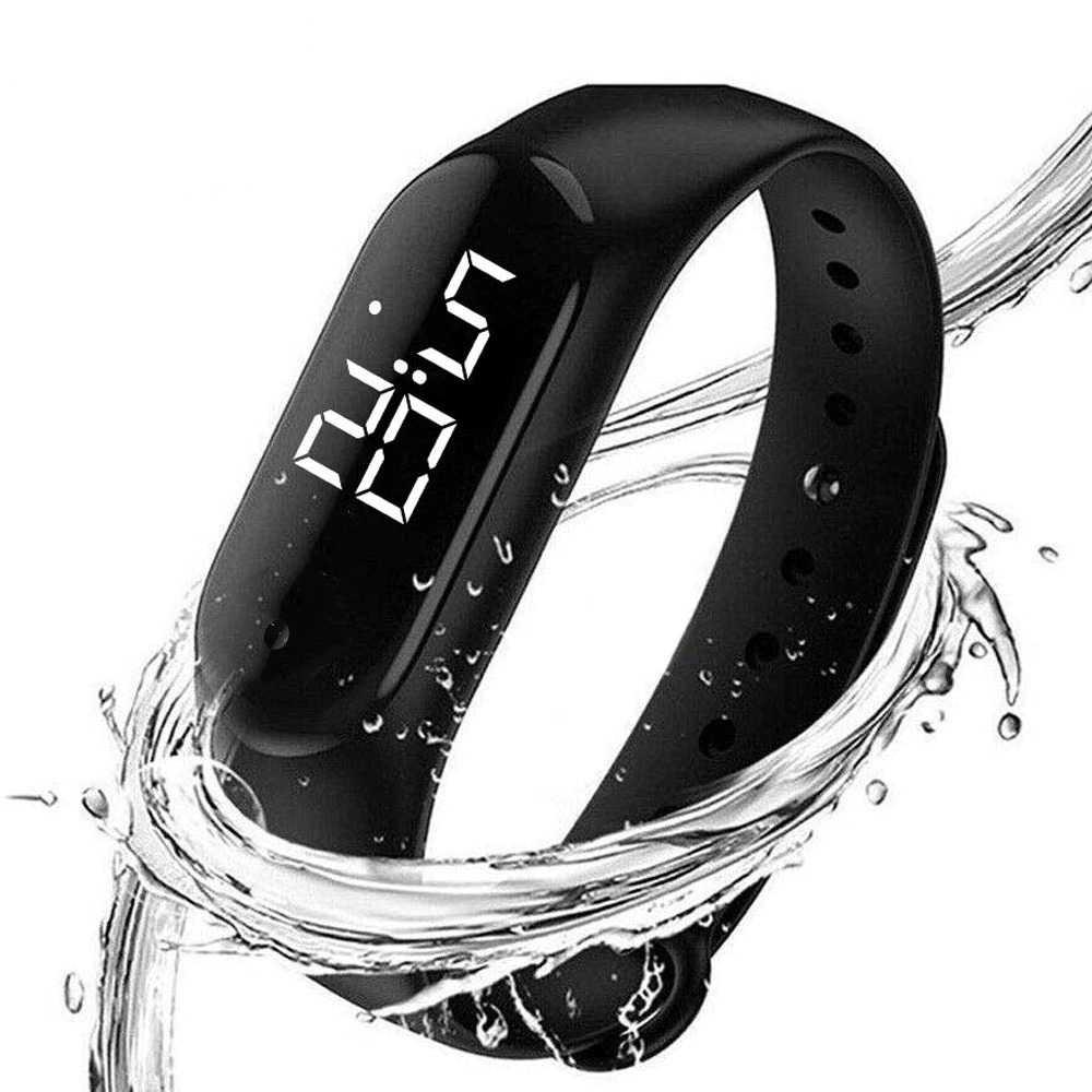 Smile Jam Tangan Digital LED Silicone Sport Watch - SM161 [Paket 2 Set] - Desain Sporty, Tahan Lama, Nyaman