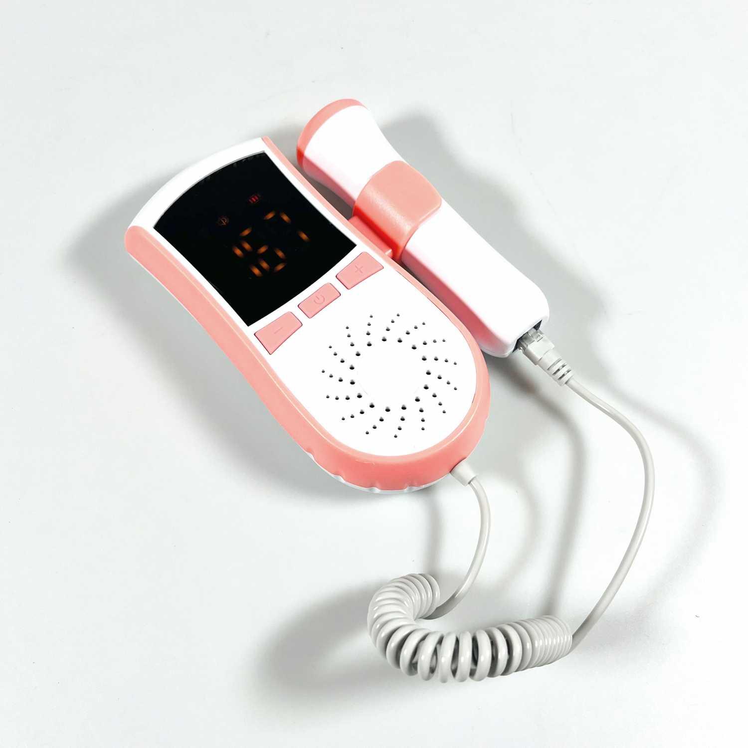 Youwen Alat Deteksi Jantung Janin Fetal Doppler Heart Rate Monitor - JSL-T503, Pantau Kesehatan Janin - Dekat dengan Calon Bayi, Tampilan LCD.