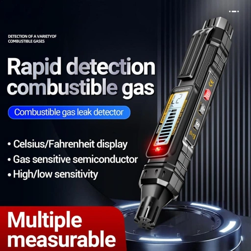 Image of ANENG Alat Deteksi Gas Bocor Smart Sensor Combustible Detector - GN805, Keamanan Lingkungan dengan Sensor Akurat dan Portable IH