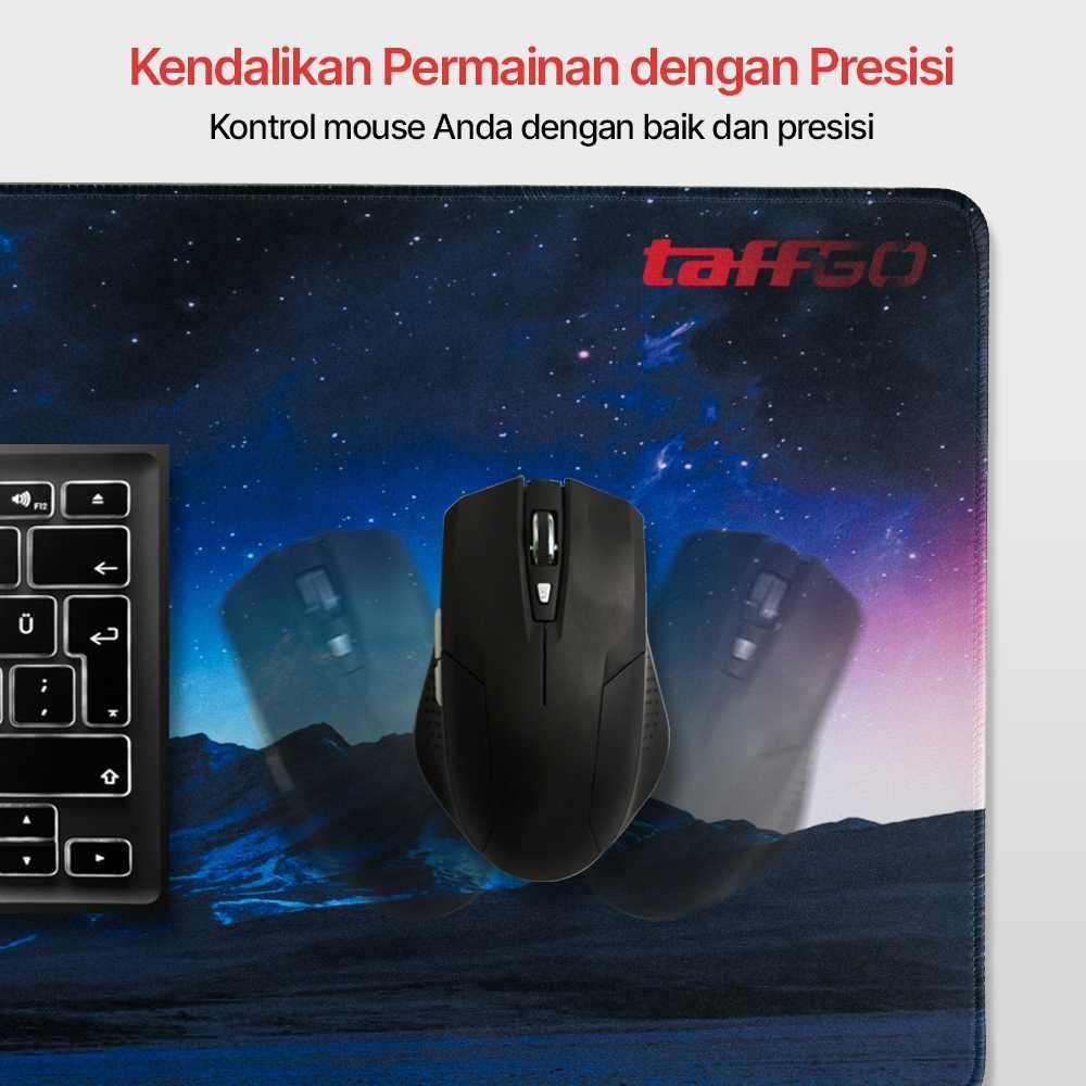 TaffGO Gaming Mouse Pad XL Desk Mat - Lancar & Presisi, Desain Gunung Galaxy