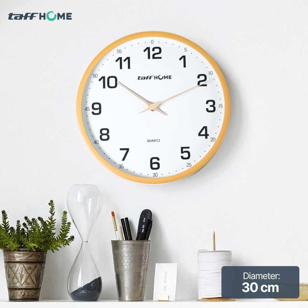 TaffHOME Jam Dinding Quartz Nordic Minimalist Style - Akurasi Waktu dan Desain Modern