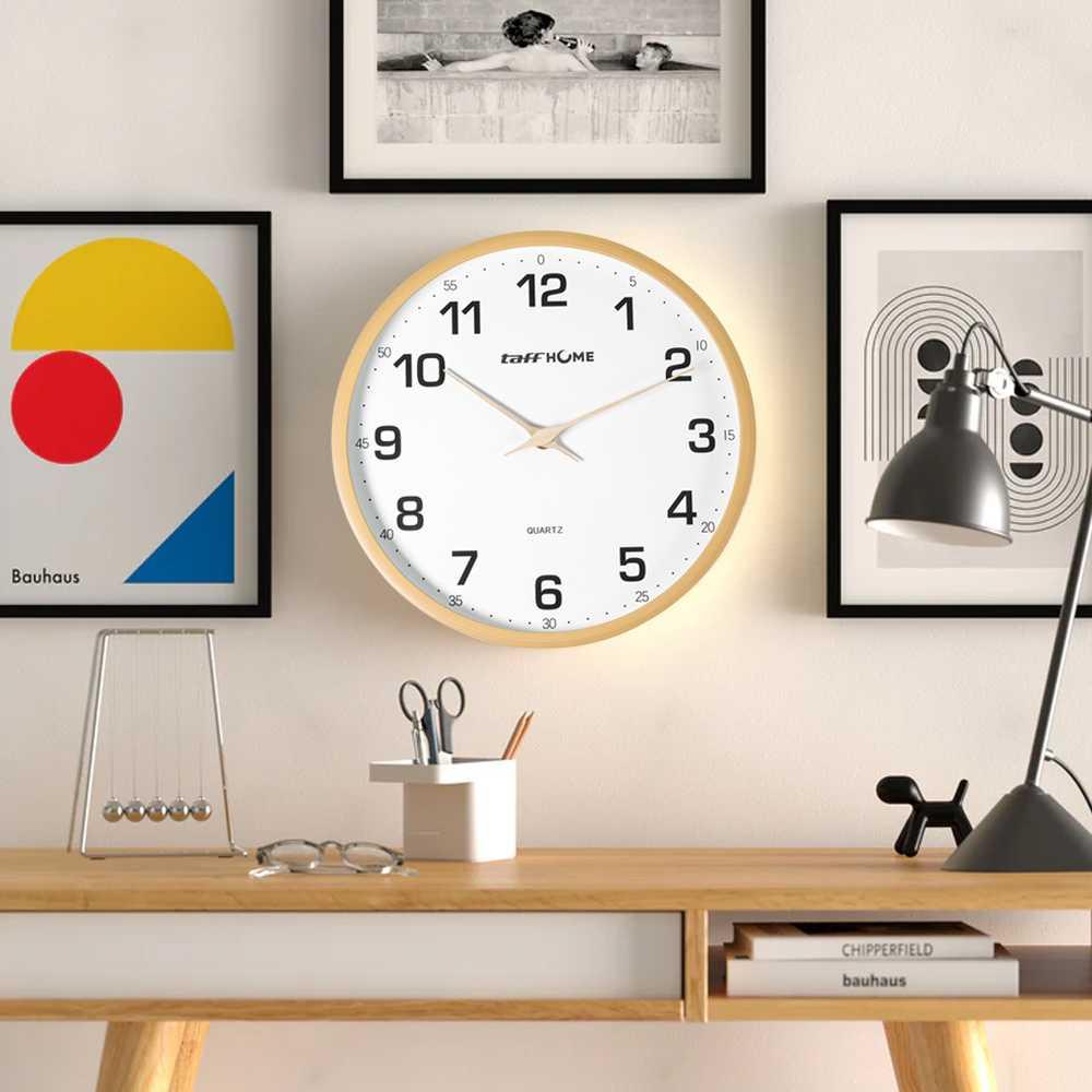 TaffHOME Jam Dinding Quartz Nordic Minimalist Style - Akurasi Waktu dan Desain Modern