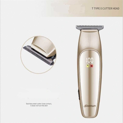 Image of BaoRun Alat Cukur Rambut Elektrik Hair Clipper Trimmer LCD 600mAh - M2S