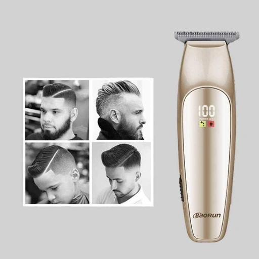 Image of BaoRun Alat Cukur Rambut Elektrik Hair Clipper Trimmer LCD 600mAh - M2S