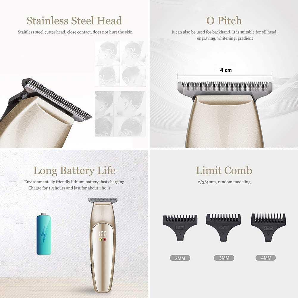 BaoRun Alat Cukur Rambut Elektrik Hair Clipper Trimmer LCD 600mAh - M2S