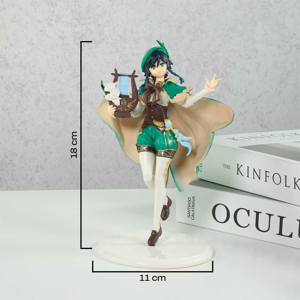 LimuToy Action Figure Venti Genshin Impact - Detail Premium, Karakter Edisi Khusus