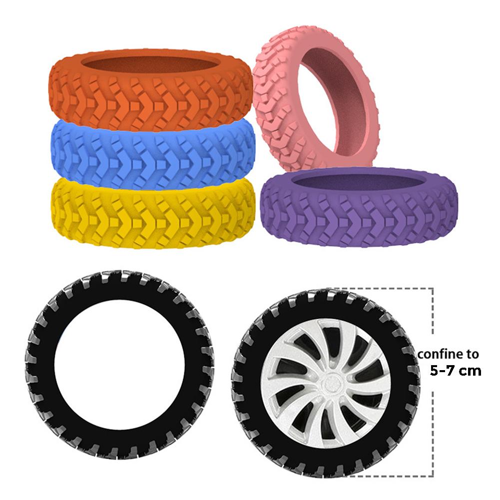 PEAKINBAGS Pelindung Roda Koper Silikon Anti Slip - Perlindungan Roda Koper yang Efektif, Roda Lebih Hening, dan Tahan Lama, PB-8
