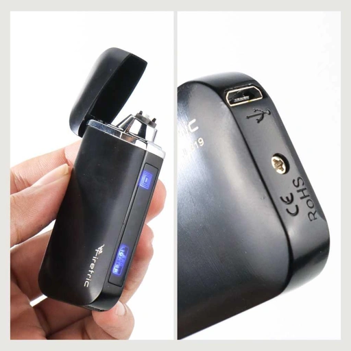Image of Firetric Korek Api Elektrik Plasma Pulse Arc Lighter LED - JL319, Kemudahan Listrik untuk Momen Bersantai - Desain Nyaman, Praktis IH