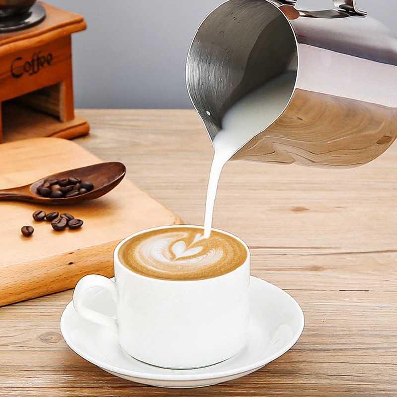 DROHOEY Gelas Milk Jug Kopi Espresso Latte Art with Scale - DR-35