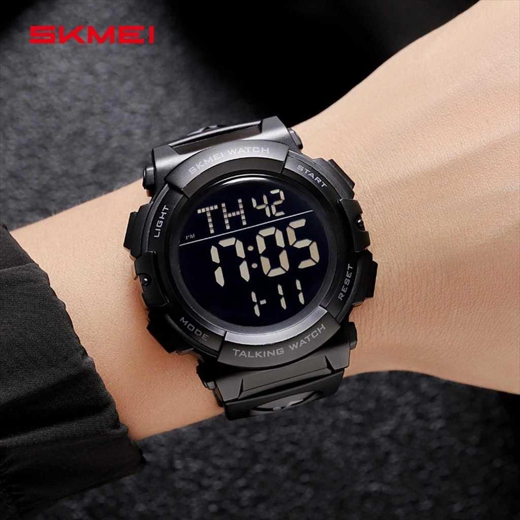 SKMEI Jam Tangan Digital Pria Premium - Tahan Air, Elegan, dan Multifungsi