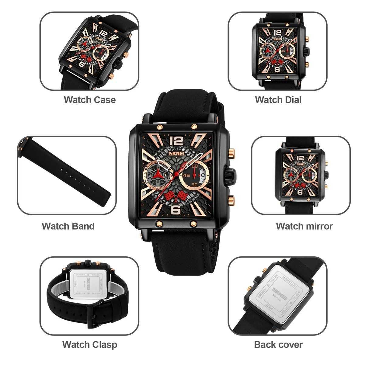 SKMEI Jam Tangan Analog Pria Retro Racing - Menemani Aktivitas dengan Stylish, Trendi, dan Anti Air