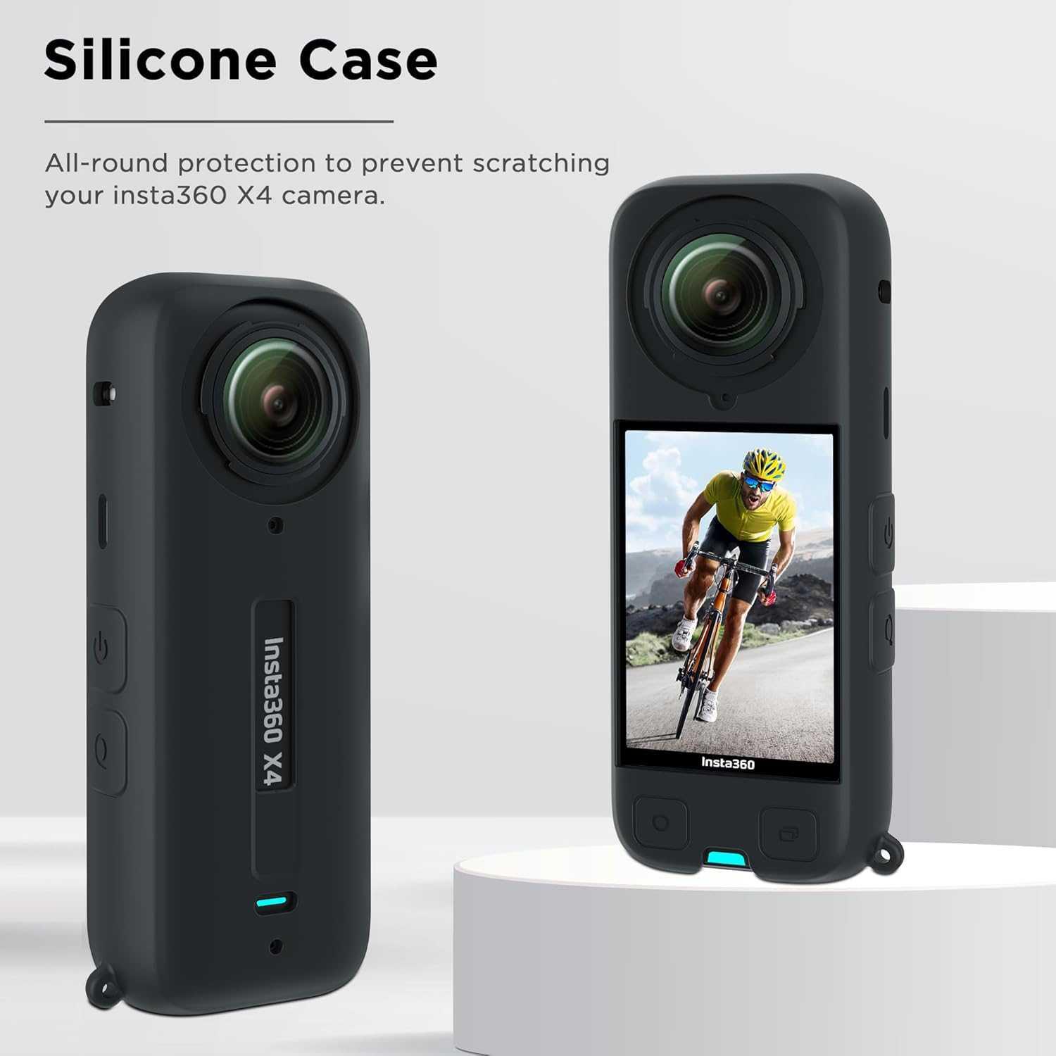 CYNOVA Case Pelindung Action Camera Insta360 X4 - Perlindungan Maksimal dan Akses Mudah, Desain Kokoh dan Ringan