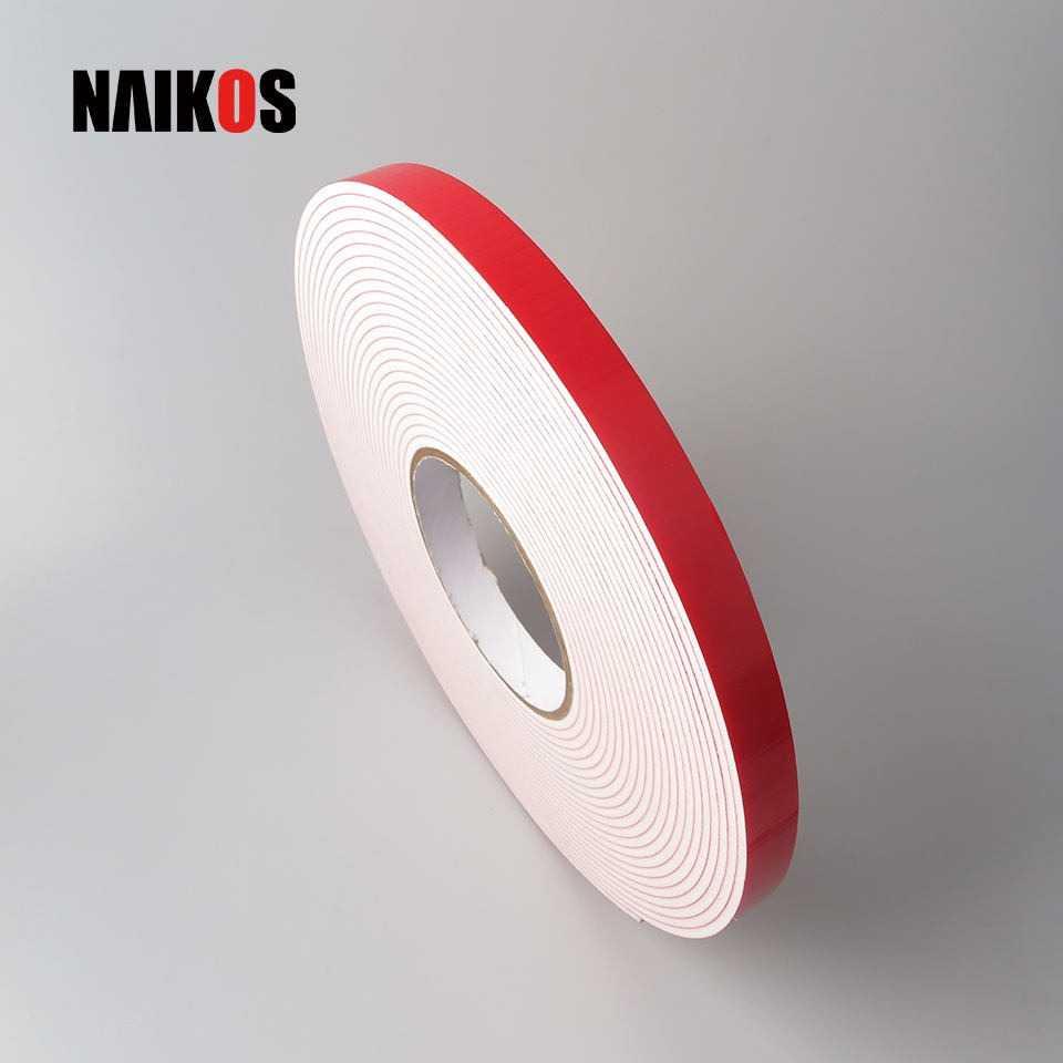 NAIKOS Lakban Double Tape Foam Strong Adhesive Shock Proof - NK01, Perekat Kuat Tanpa Bekas, Cocok untuk Berbagai Kebutuhan - Otomotif, Dapur, Kantor