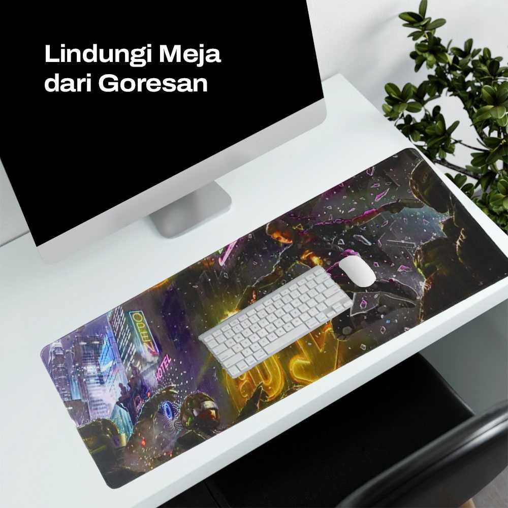 OLEVO Gaming Mouse Pad XL Desk Mat Anti Slip - Tingkatkan Akurasi dan Kenyamanan Bermain Game, Desain Tangguh