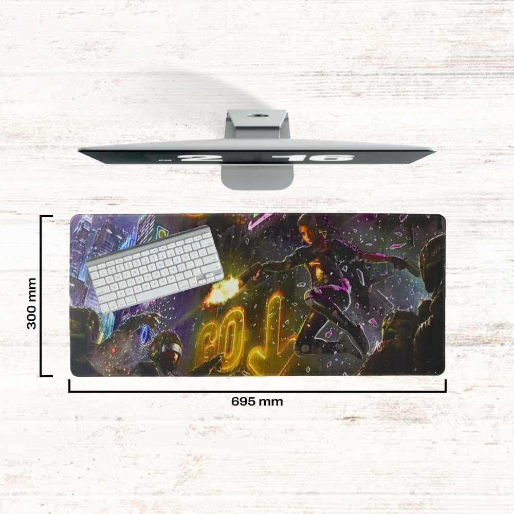 OLEVO Gaming Mouse Pad XL Desk Mat Anti Slip - Tingkatkan Akurasi dan Kenyamanan Bermain Game, Desain Tangguh