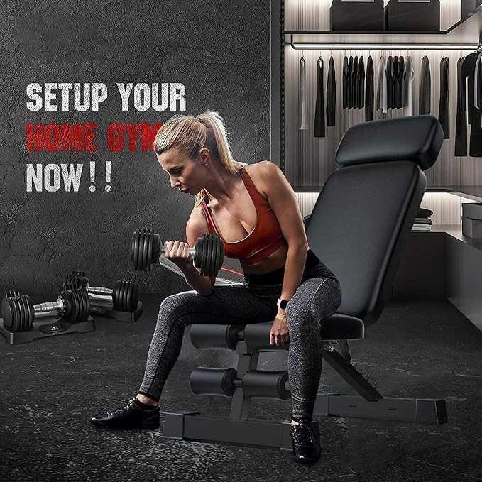 XJX Kursi Gym Bench Adjustable 11in1 Functions with Support Pillow - X022
