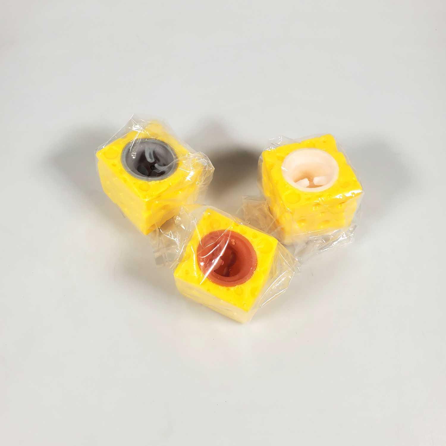 GOESAF Squishy Toy Mouse In The Cheese Pop Up Anti Stress Fidget - Pelampiasan Stres yang Menyenangkan, Desain Lucu