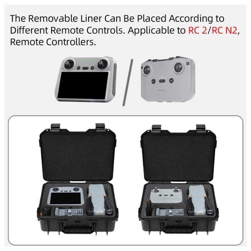 TaffGUARD Tas Drone DJI Air 3/3S Waterproof Hard Case - Perlindungan Total, Desain Khusus