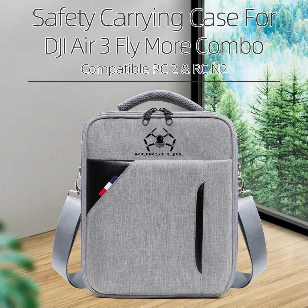 PORSEEJIE Tas Drone DJI Air 3/3S Protective Case - Lindungi Drone Anda dengan Gaya, Nyaman dan Aman IH