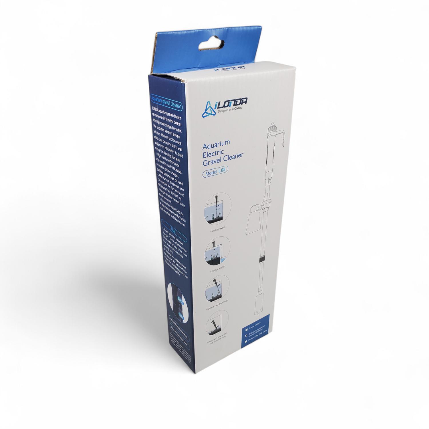 iLONDA Pompa Ganti Air Aquarium Water Gravel Cleaner Pump - Memudahkan Penggantian Air, Bersihkan Akuarium, Tanpa Capek