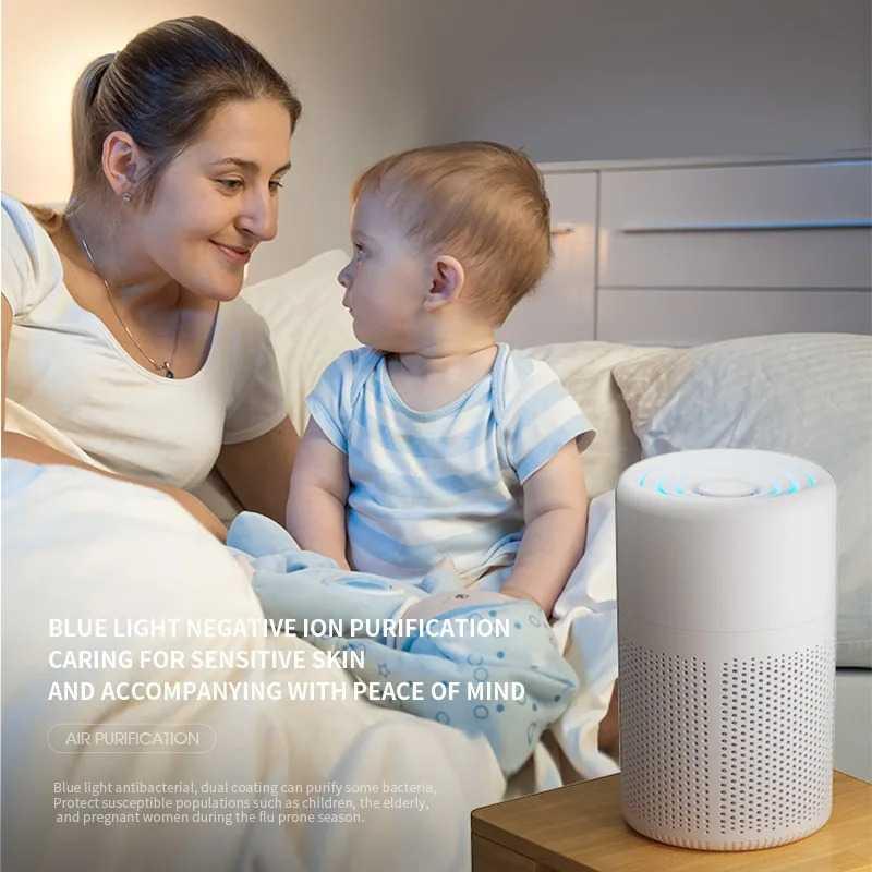 Taffware Air Purifier Deodorizer Negative Ion H13 HEPA - Basmi Bakteri dan Bau Tak Sedap, Elegan