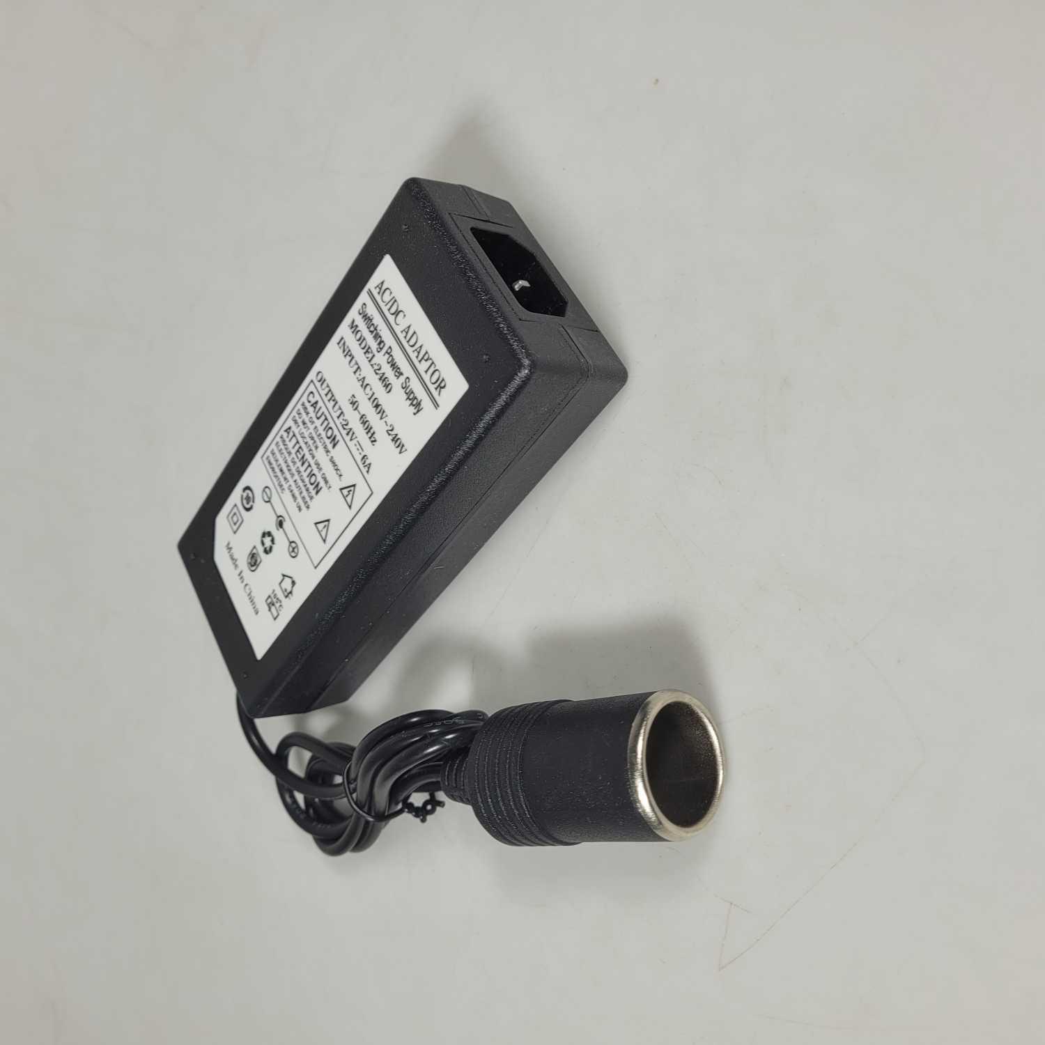 HUNDA Adaptor Power Supply Converter AC to DC 24V 3A Cigarette Port - Solusi Praktis Salurkan Daya