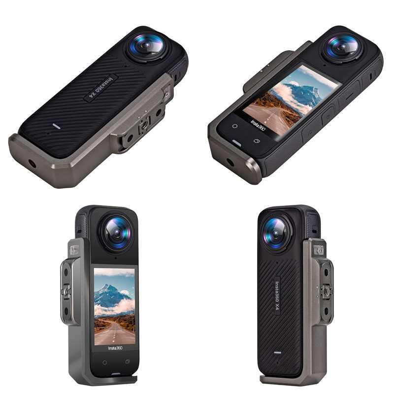 ONMEN Bracket Horizontal Mount Insta360 X4 Elbow Frame Adapter - Stabil dan Fleksibel, Cocok untuk Aksi Petualangan - Ergonomis