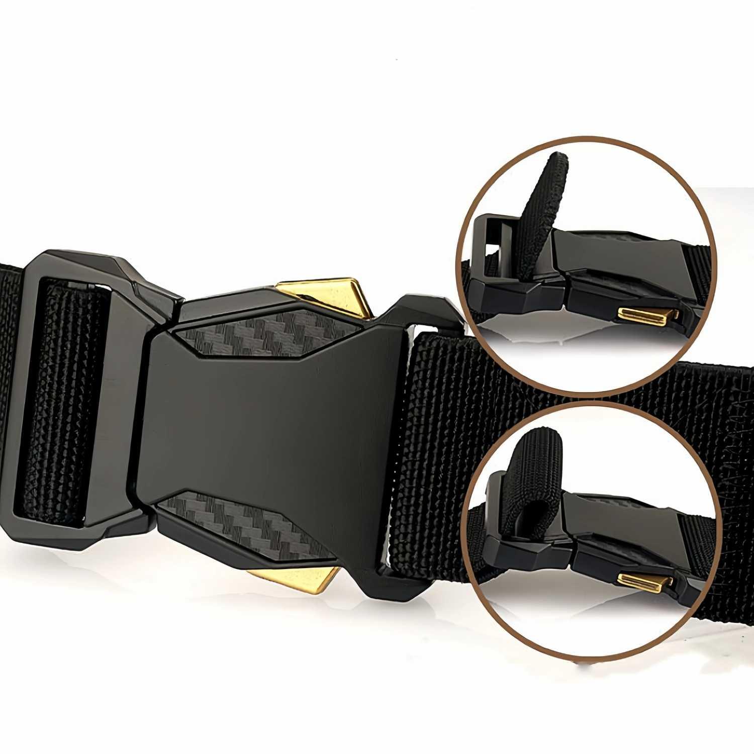 BERRYL Ikat Pinggang Pria Quick Release Pluggable Buckle 120cm - B-120, Desain Unik - Tahan Lama, Varian Warna, Kualitas Terbaik