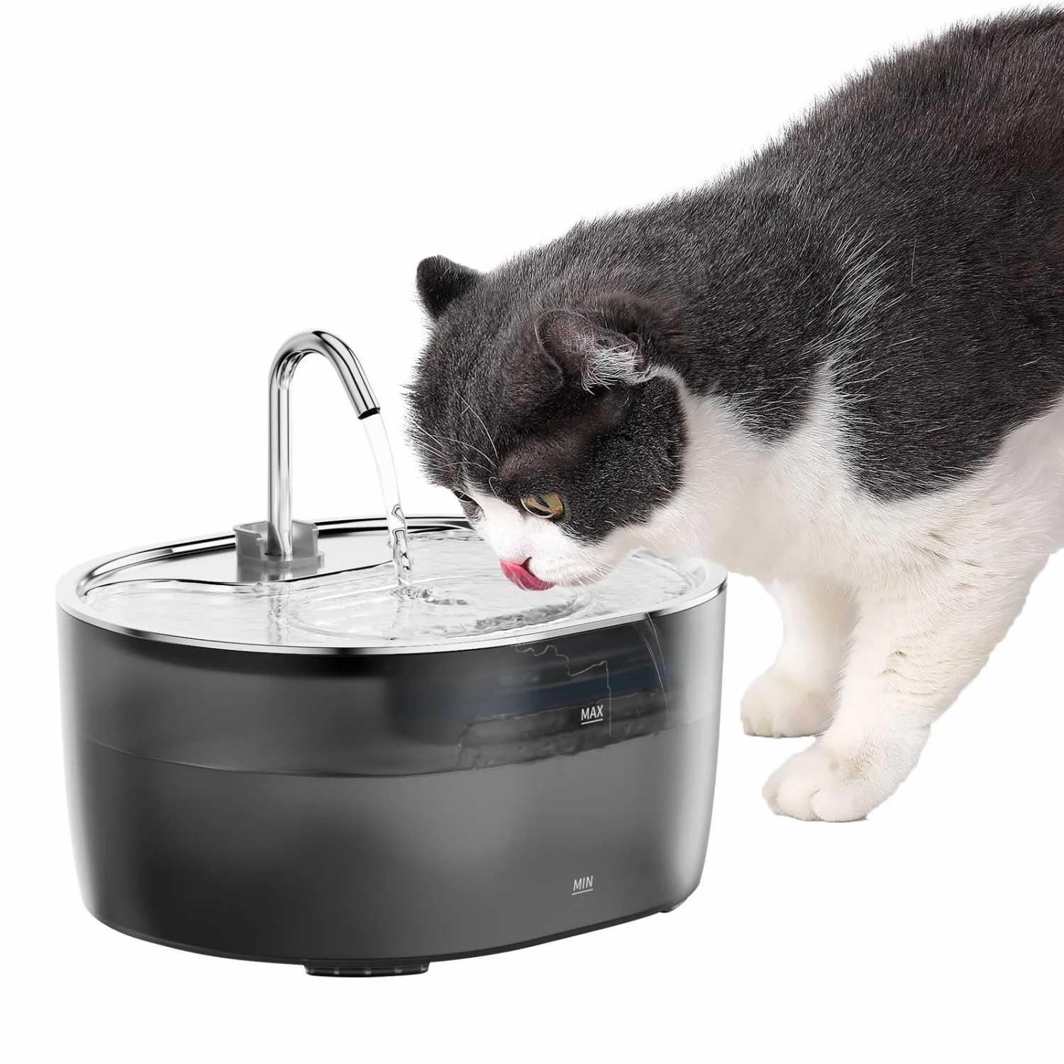 WOEPETS Water Dispenser Fountain 3.2L - Fungsi Air Mancur, Kebersihan Air, Kesehatan Hewan - Modern dan Praktis