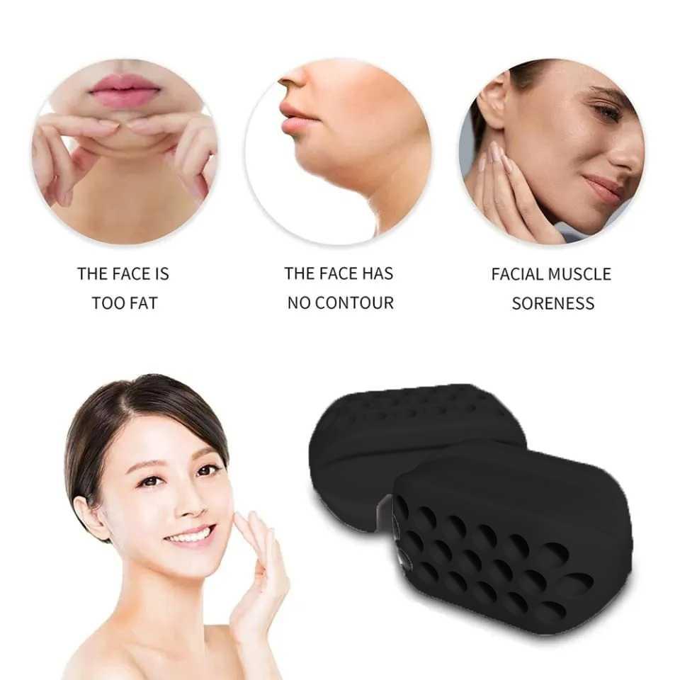TIMOTRAS Alat Latihan Rahang Silicone Mewing Jaw Trainer Ball - Rahang Tirus dan Tegas, Desain Ergonomis