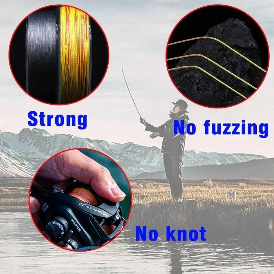 Dali Ma Senar Tali Pancing PE Braided Fishing Line 100M - MAX X8, Kuat dan Fleksibel - Maksimalkan Pengalaman Memancing Anda