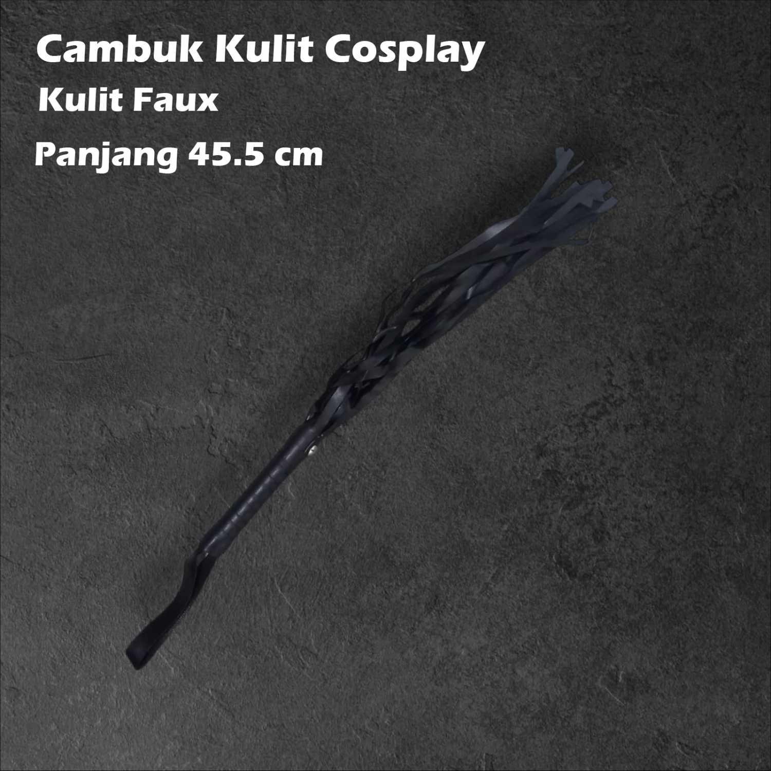 PCT Prank Cambuk Kulit Cosplay - Menambah Keseruan saat Bersama Pasangan, Model Mirip Film Fiksi, Ringan dan Mudah Digunakan
