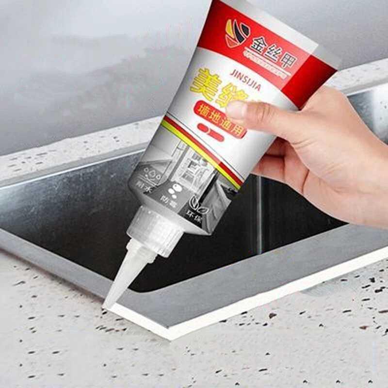 JINSIJIA Lem Keramik Multifungsi Celah Ubin Tile Gap Sealant 250ml - J25, Perbaiki Celah Keramik dengan Mudah