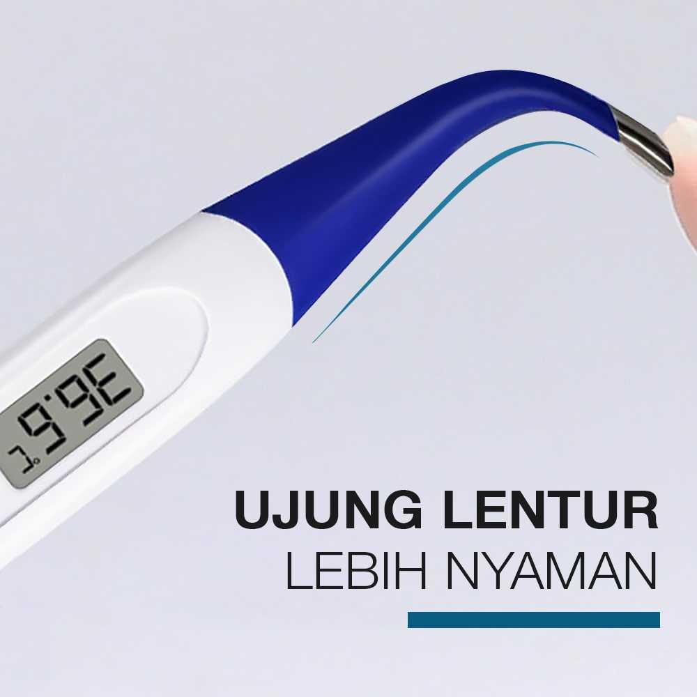 GENIAL Termometer Suhu Tubuh Digital Soft Neck - Akurat dan Nyaman, Pantau Suhu Tubuh dengan Mudah