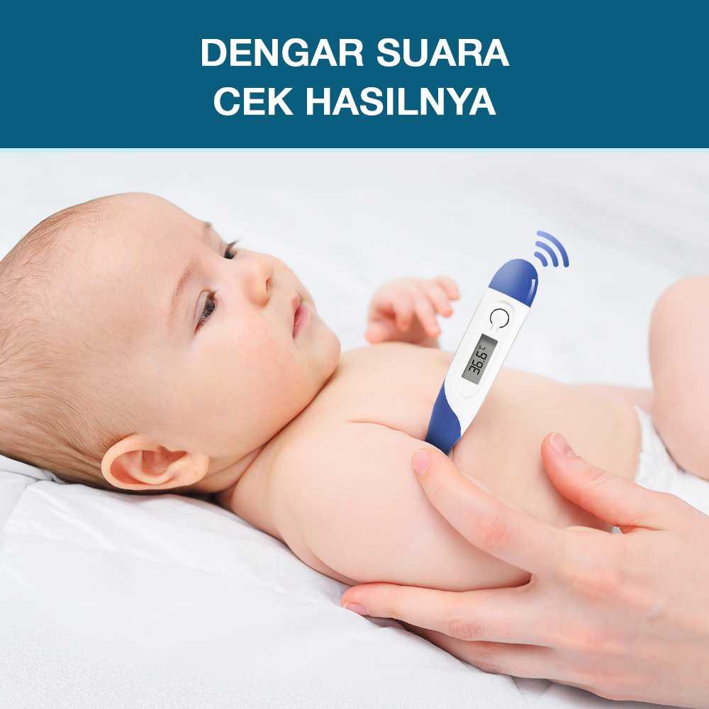 GENIAL Termometer Suhu Tubuh Digital Soft Neck - Akurat dan Nyaman, Pantau Suhu Tubuh dengan Mudah