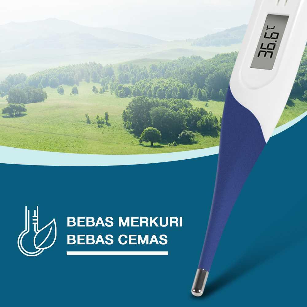 GENIAL Termometer Suhu Tubuh Digital Soft Neck - Akurat dan Nyaman, Pantau Suhu Tubuh dengan Mudah