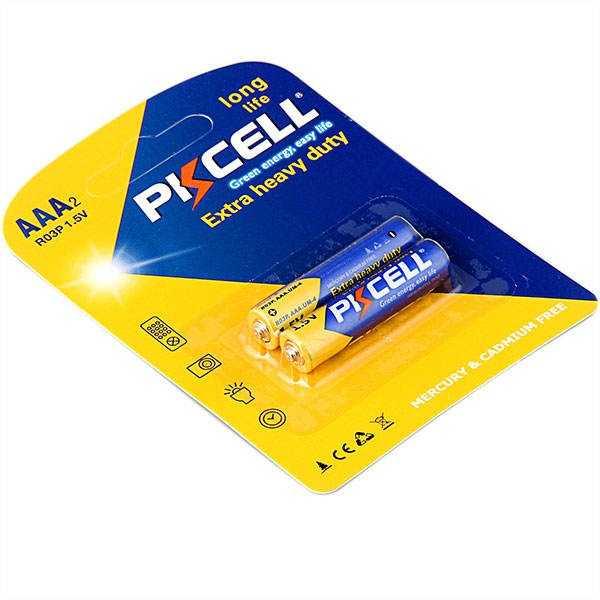 Pkcell Baterai AAA Zinc Carbon - Tahan Lama dan Ramah Lingkungan, Daya Tinggi