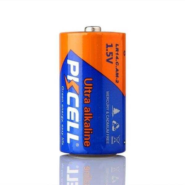 Pkcell Baterai C LR14 Alkaline 1.5V 7000mAh - Kinerja Maksimal, Ramah Lingkungan, Tahan Lama