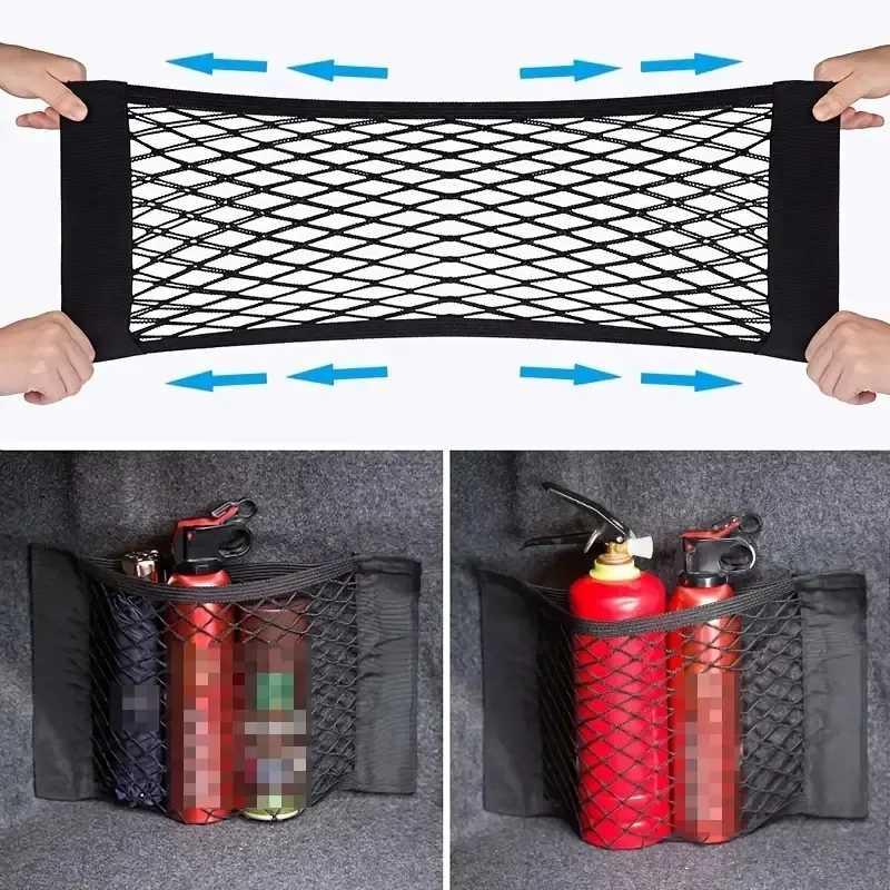 NEDA Jaring Bagasi Mobil Car Net Storage Organizer - Merapikan dan Mengamankan Barang, Desain Ringkas. ND051