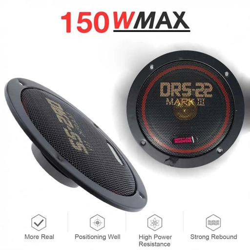 Image of TaffSTUDIO Roadstar Speaker Mobil HiFi - Suara Jernih, Bass Lebih Dalam, Kualitas HiFi, Bodi Solid IH