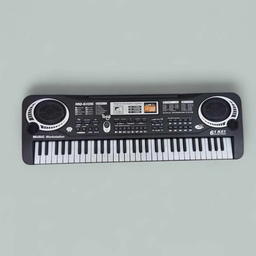 Image of Toddi Organ Piano Digital Keyboard 61 Keys - MQ-6106, Ideal untuk Belajar dan Bermain Musik, Desain Mini IH