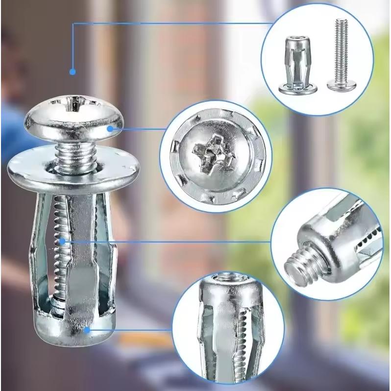 Taffware Expansion Screw Petal Screw Jack Nuts Rivet Fischer 50 PCS - NT50