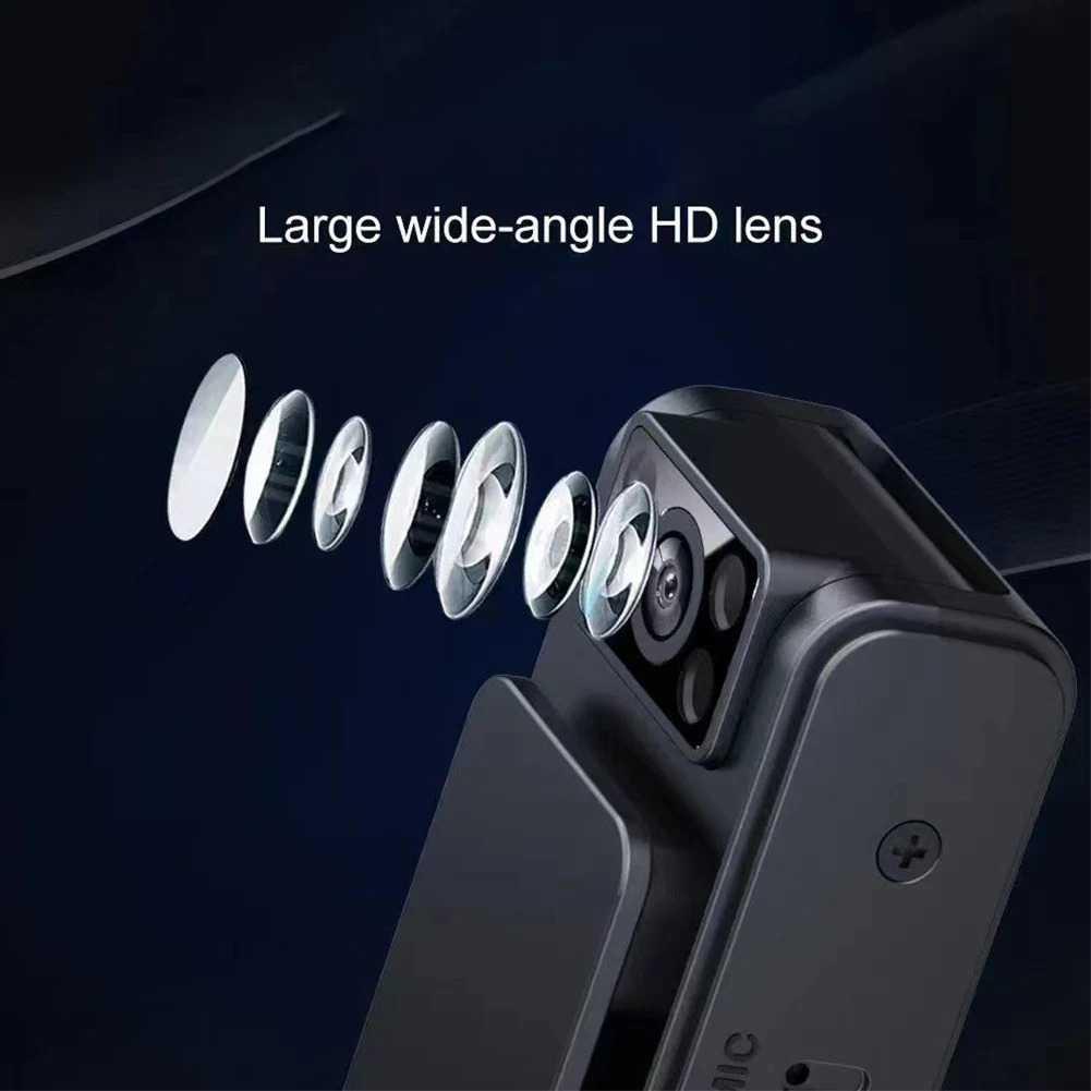 Shunmaii Body Cam Mini Camera Full HD 1080p Rotating Lens - L8, Rekam Momen Penting dengan Mudah