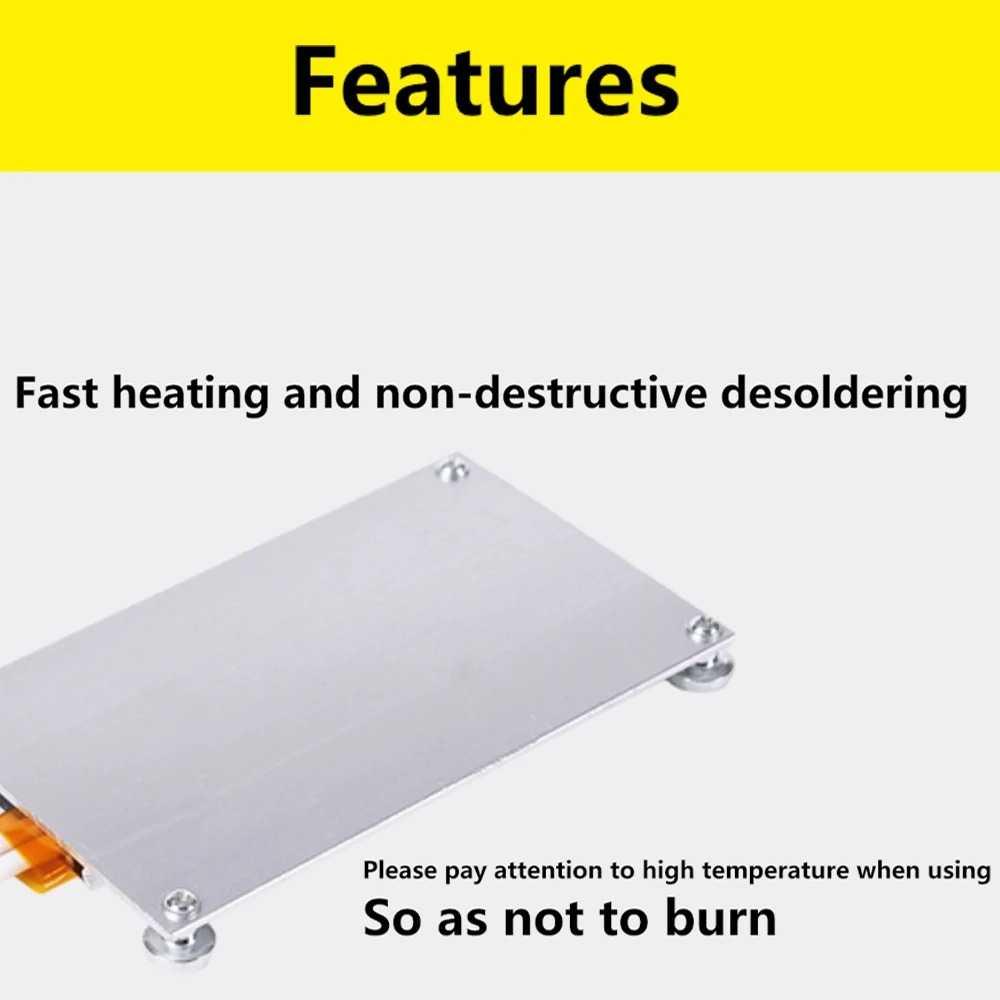 Maimeimi PTC Heating Plate LED Chip Remover Desoldering - Solusi Cepat dan Akurat, Tanpa Merusak PCB